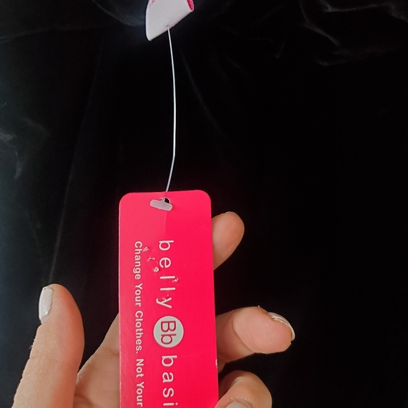 New Belly Basics Velvet and Silk Dress size L - Picture 6 of 12